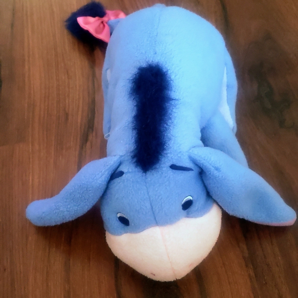 Disney Eeyore Stuffed Animal with Baby Rattle Sound